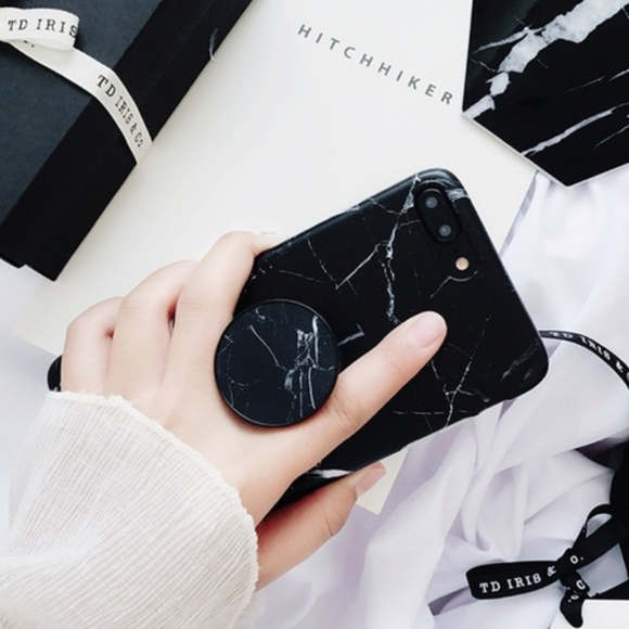 NEW iPhone 12/11/Pro/Max/XR/8/SE Marble W/ Holder